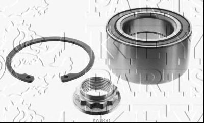 KEY PARTS kwb481 -  Комплект подшипника ступицы колеса